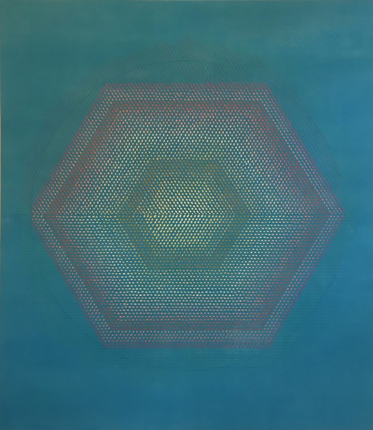 Marta Marce: Tabula Rasa (hexagon), 2018