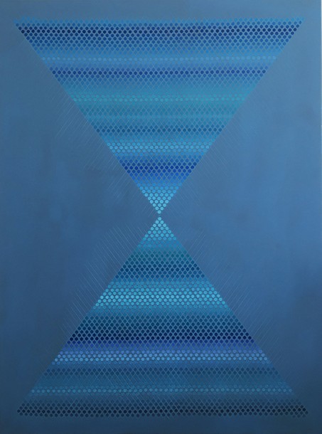 Marta Marce: Tabula Rasa (Blue hues), 2018